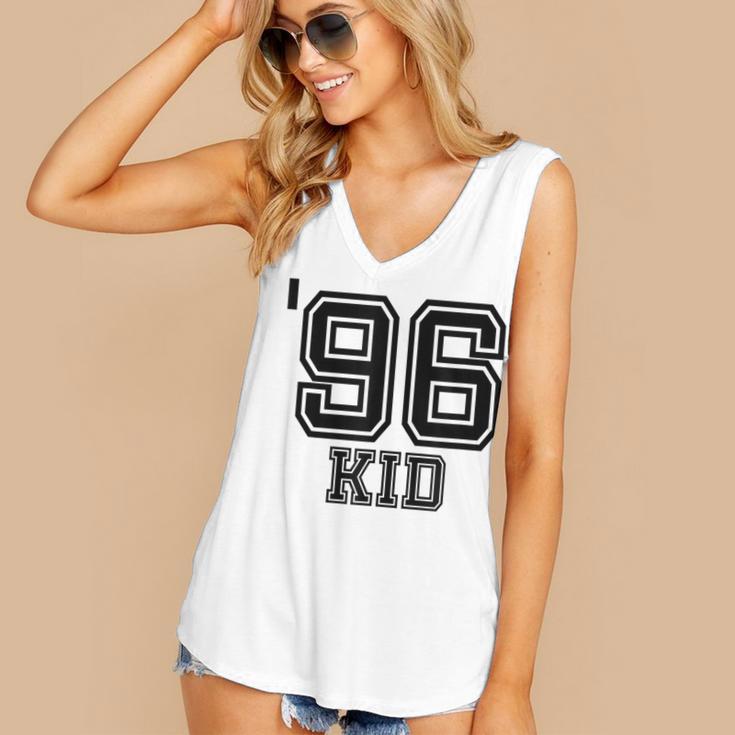 '96 Kid Perfect Vintage Retro Nostalgia Gear For Year 1996 Women's V-Neck Tank Top '96 Kid Perfect Vintage Retro Nostalgia Gear For Year 1996 Women's V-Neck Tank Top