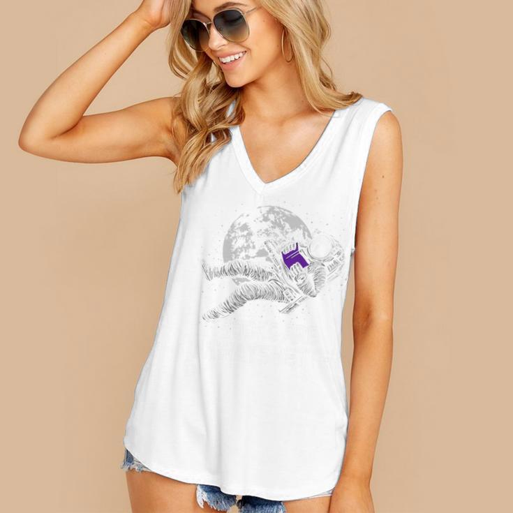 Books Are Always Better Positive Quotes Bookworm Positivity Premium Tri-Blend Women's V-Neck Tank Top