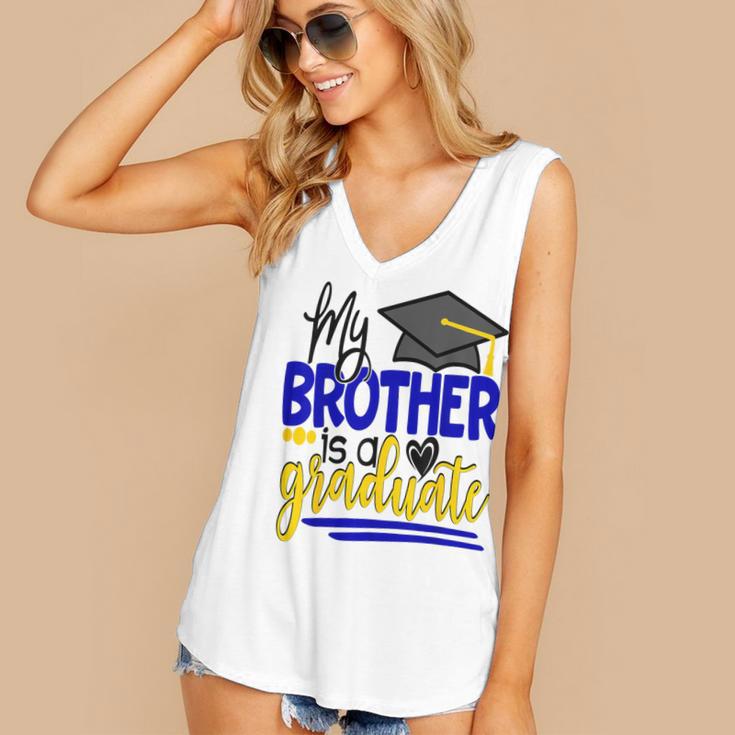 My Brother Is A Graduate Shirt Matching Family Graduation Women's V-Neck Tank Top
