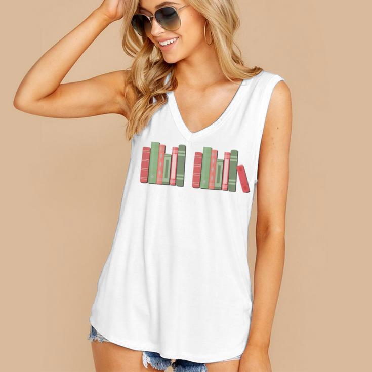 Christmas Book 67 If You Know You Know 67 Meme Teacher Women's V-Neck Tank Top