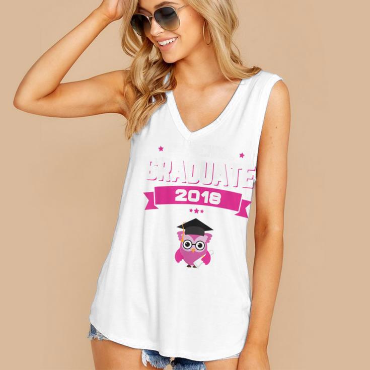 Class Of 2018 Preschool Graduation Girls Pre K Women's V-Neck Tank Top