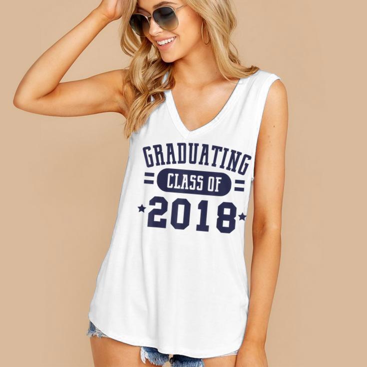 Class Of 2018 Shirts For Seniors Graduation Women's V-Neck Tank Top