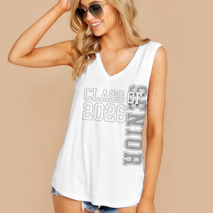 Class Of 2026 Senior 2026 Graduation 2026 Student Kids Women's V-Neck Tank Top