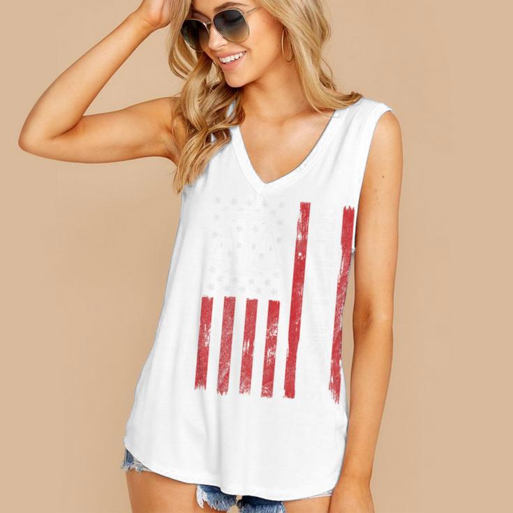 Criminal Justice Major College Student Graduate Graduation Premium Women's V-Neck Tank Top