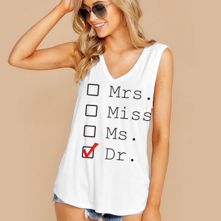 Doctor Graduation Women's V-Neck Tank Top