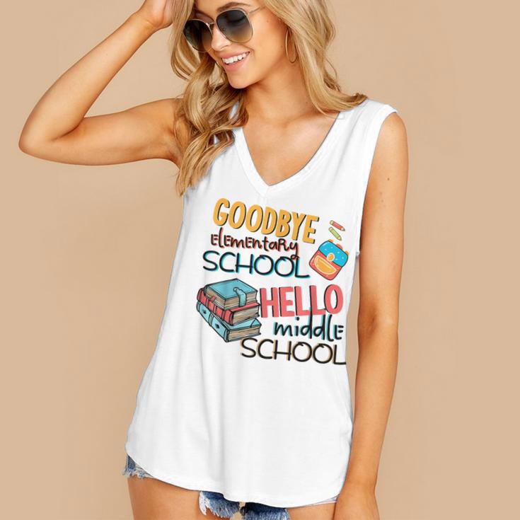 Elementary School End Of Year Graduation Middle Women's V-Neck Tank Top