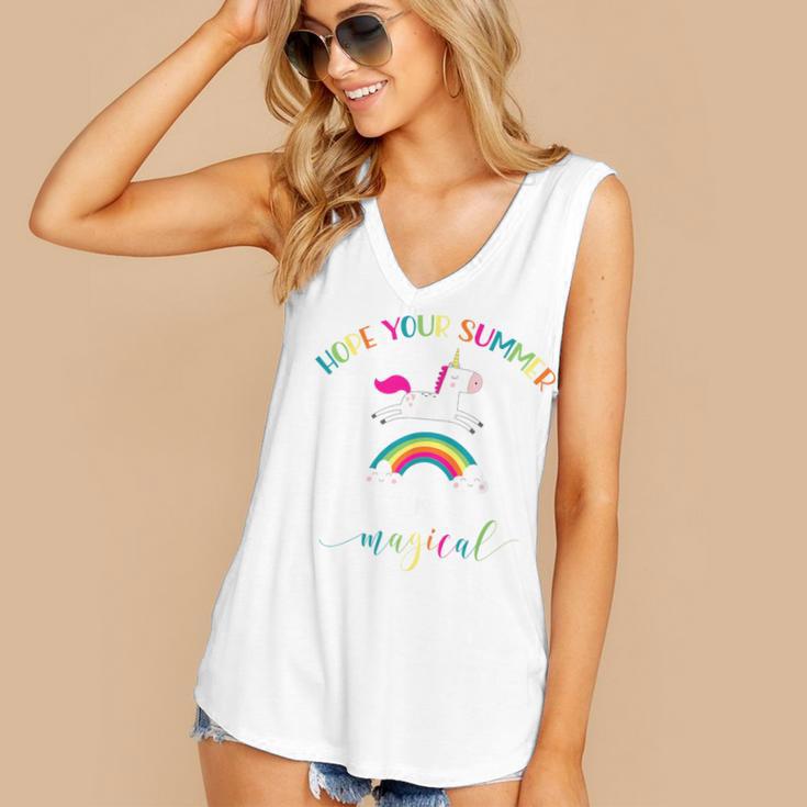 End Of Year Teacher Last Day Of School Graduation Women's V-Neck Tank Top