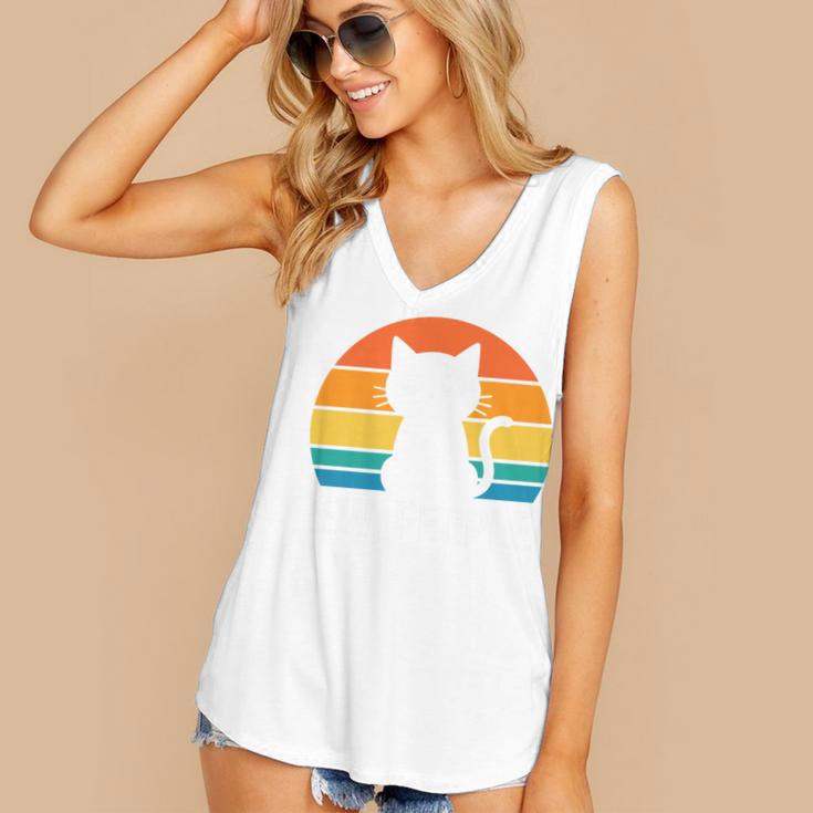 Ew People Cat Anti Social Introvert Premium Tri-Blend Women's V-Neck Tank Top Ew People Cat Anti Social Introvert Premium Tri-Blend Women's V-Neck Tank Top