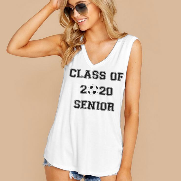 FUN CLASS OF 2020 SENIOR SOCCER GRADUATION GIFT SHIRT Women's V-Neck Tank Top