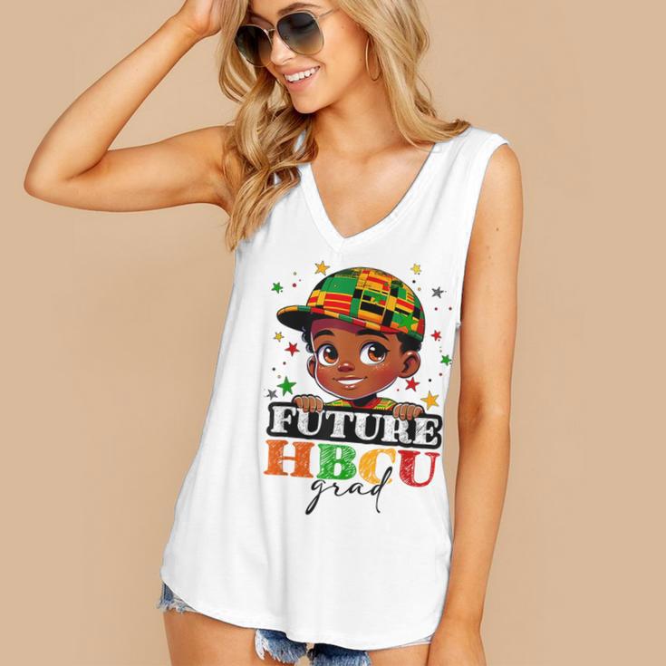 Future HBCU Grad History Boys Kids Graduation HBCU Women's V-Neck Tank Top