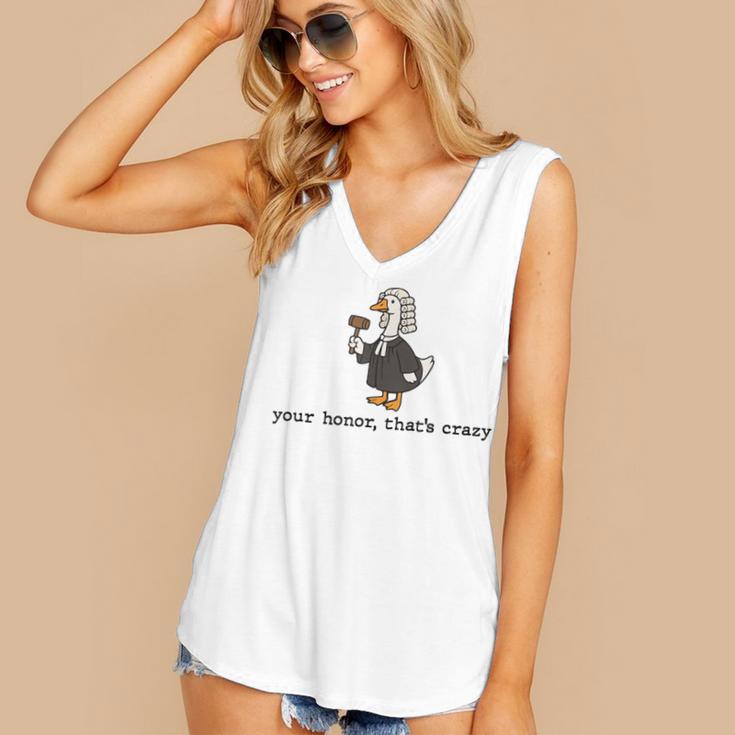 Goose Silly Lawyer Law Student School Graduation Women's V-Neck Tank Top