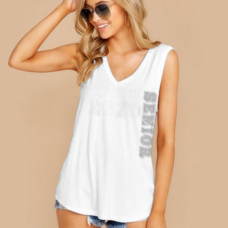 Graduation 2020 Class Of 2020 Senior Women's V-Neck Tank Top