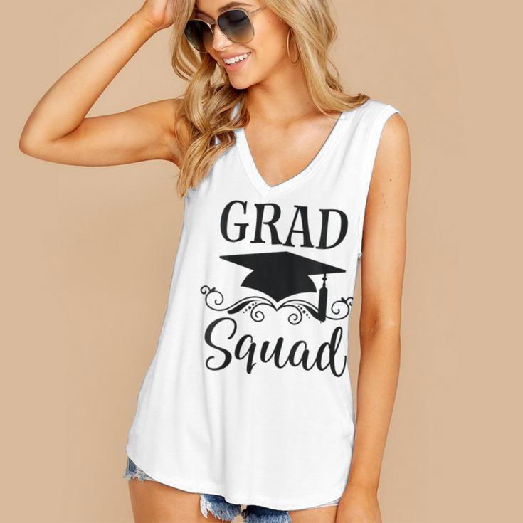 Graduation Grad Squad Women's V-Neck Tank Top