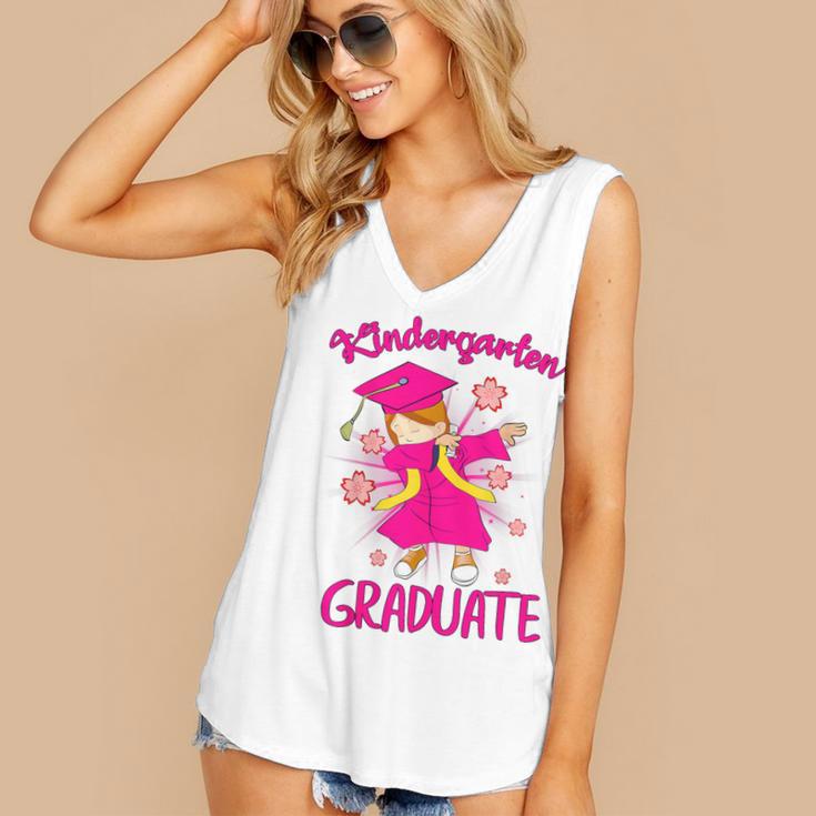 Graduation Kindergarten Last Day Of School Shirt Women's V-Neck Tank Top