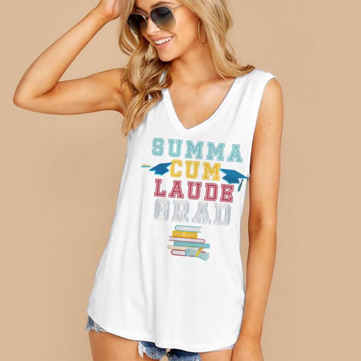 Graduation Summa Cum Laude College Honors Women's V-Neck Tank Top