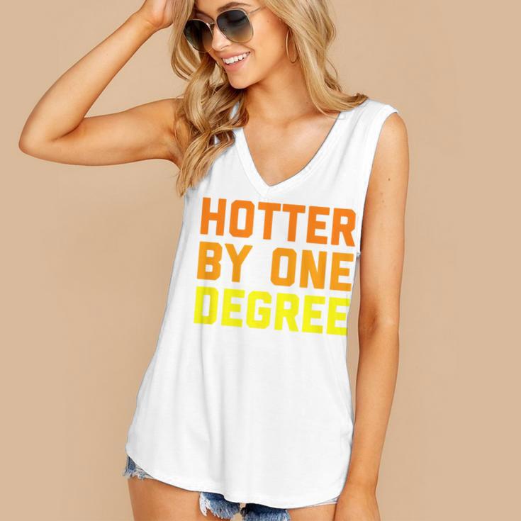 Hotter By One Degree Graduation Shirt College Major Graduate Women's V-Neck Tank Top