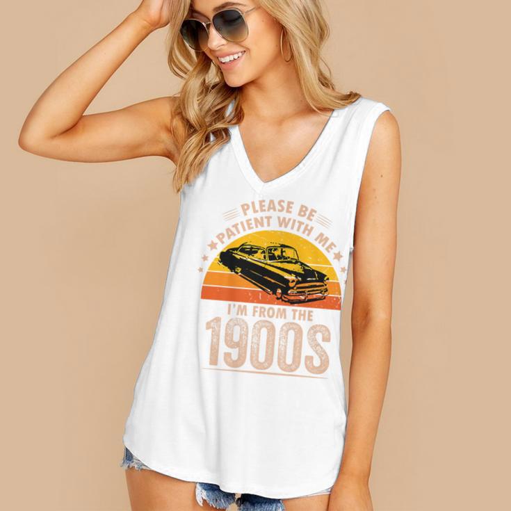 Humorous Saying Please Be Patient With Me I'm From The 1900s Premium Women's V-Neck Tank Top Humorous Saying Please Be Patient With Me I'm From The 1900s Premium Women's V-Neck Tank Top