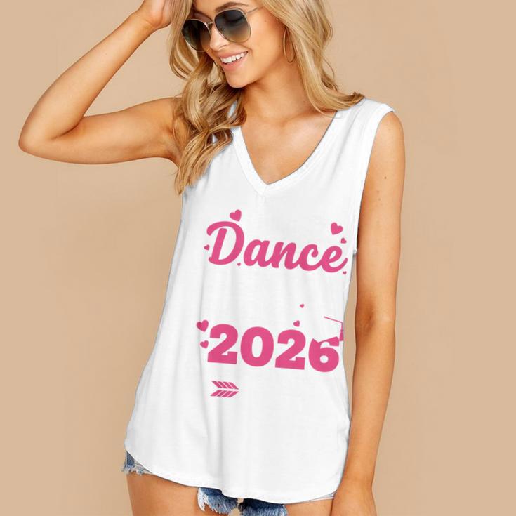 I'm A Dance Senior Mom 2026 Of Course I'm Crying Graduation Women's V-Neck Tank Top