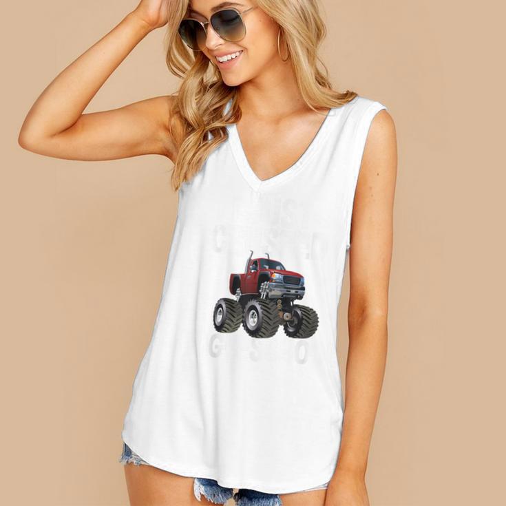 I Just Crushed High School Graduation Monster Truck Shirt Women's V-Neck Tank Top