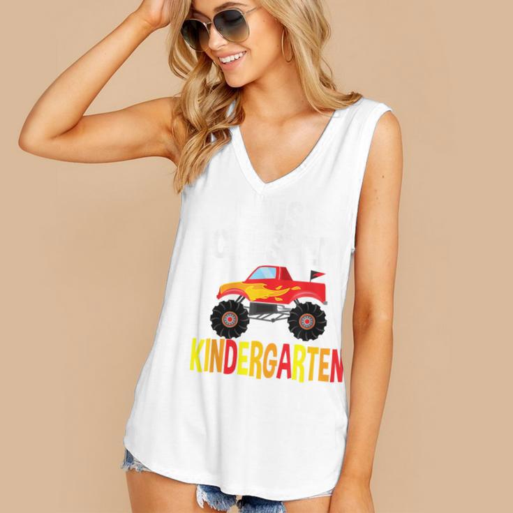 I Just Crushed Kindergarten Monster Graduation Shirt Women's V-Neck Tank Top