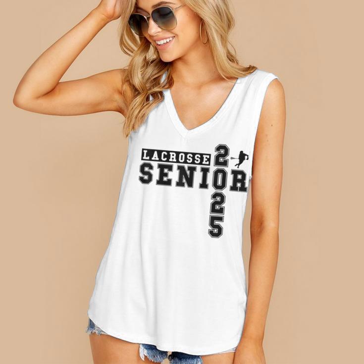 Lacrosse Senior Night Lacrosse Senior 2025 Graduation 29 Women's V-Neck Tank Top
