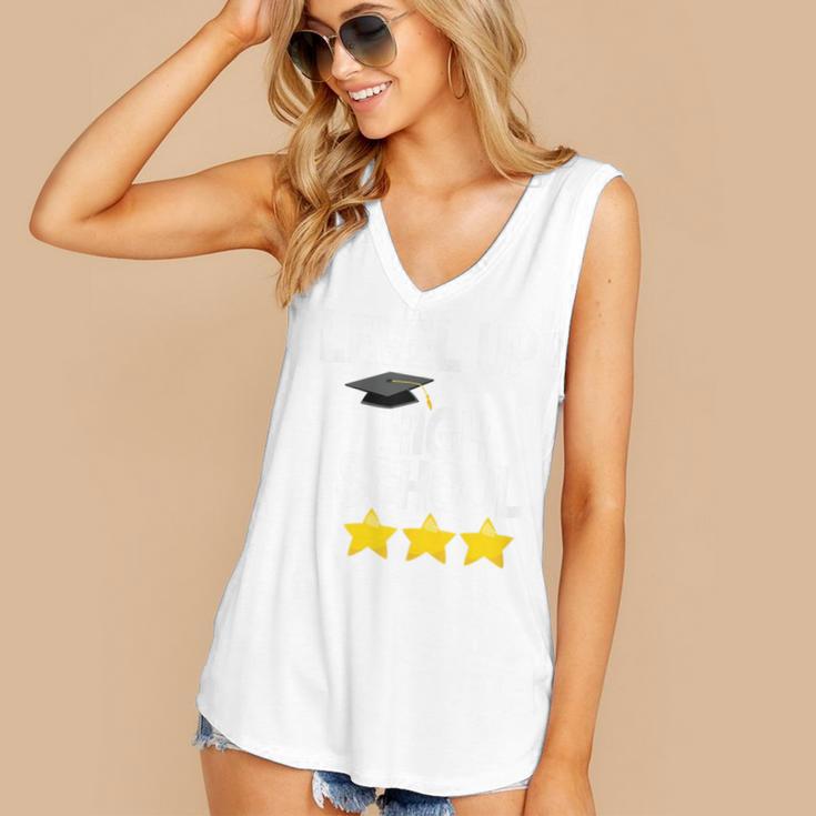 Level Up High School 8th Grade Graduation T-Shirt Women's V-Neck Tank Top
