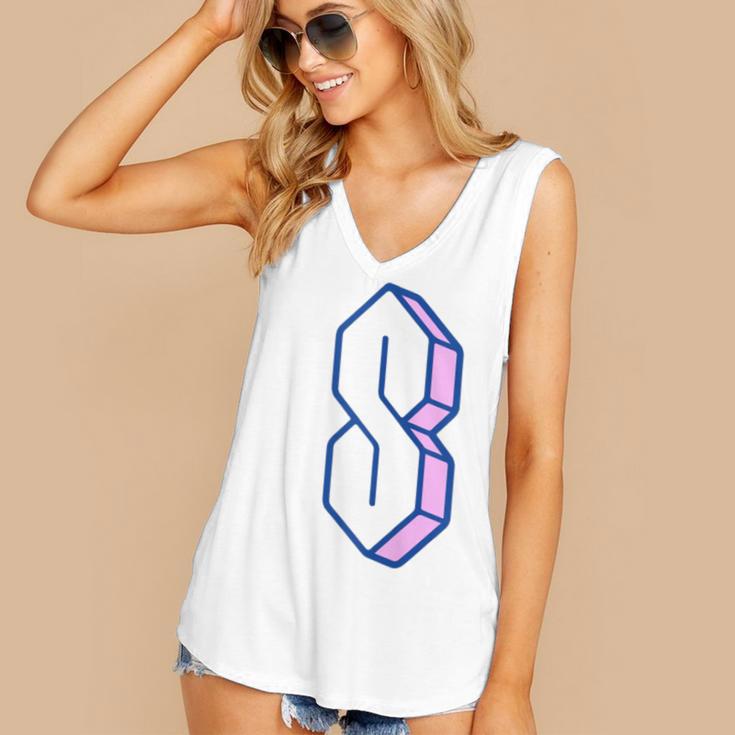 Millenial Nostalgia That S You Drew In Notebooks In School Women's V-Neck Tank Top
