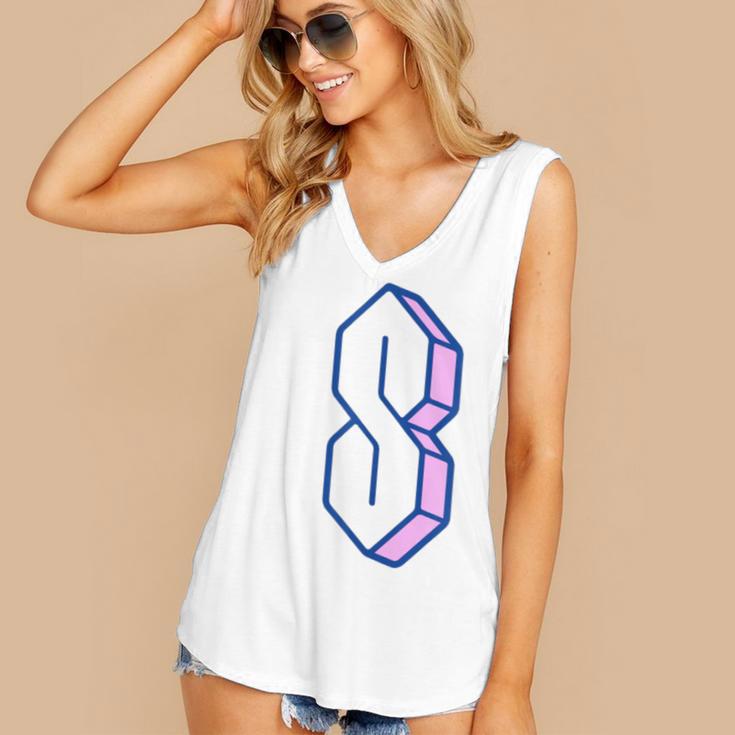 Millenial Nostalgia That S You Drew In Notebooks In School Women's V-Neck Tank Top