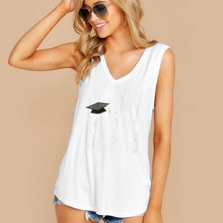 Moving Up To Middle School Elementary School Graduation Women's V-Neck Tank Top