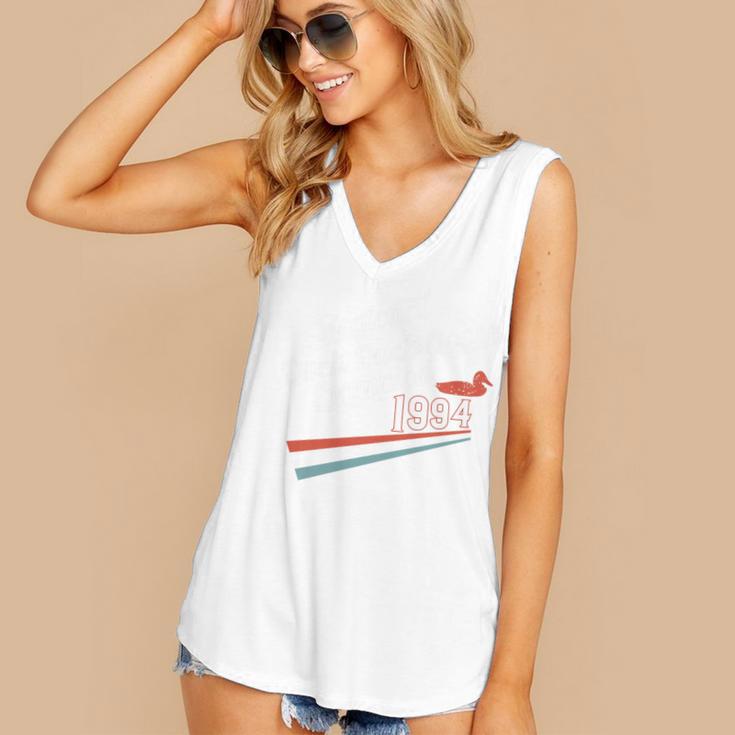 Nostalgia 90s Duck Goose Premium Tri-Blend Women's V-Neck Tank Top Nostalgia 90s Duck Goose Premium Tri-Blend Women's V-Neck Tank Top
