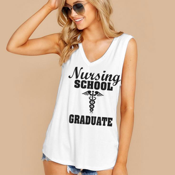 Nursing School Graduate Nurse Graduation Medical T-Shirt Women's V-Neck Tank Top