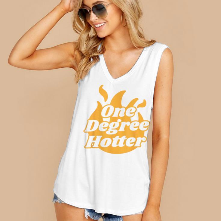One Degree Hotter Graduation Ceremony Celebration Women's V-Neck Tank Top