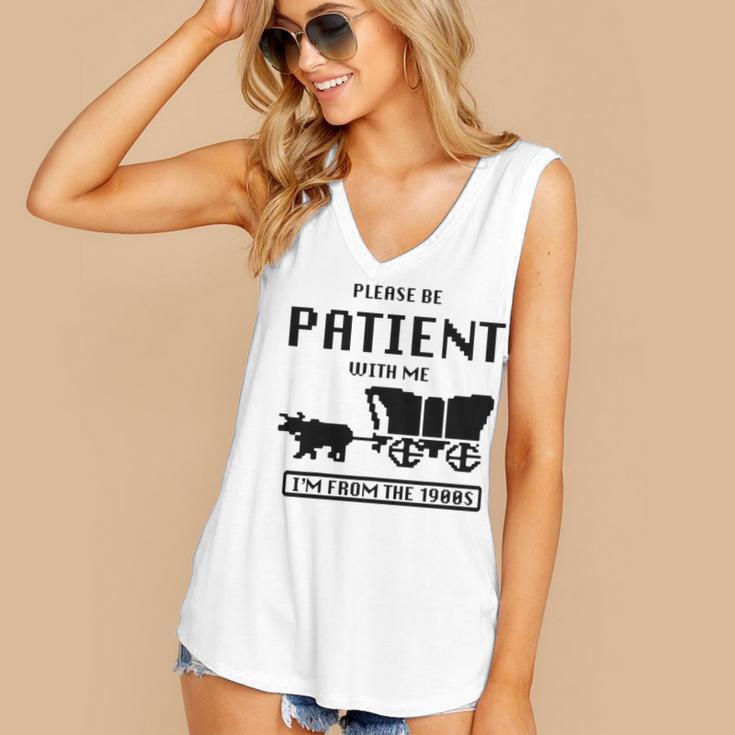 Be Patient With Me I'm From The 1900s Premium Tri-Blend Women's V-Neck Tank Top Be Patient With Me I'm From The 1900s Premium Tri-Blend Women's V-Neck Tank Top