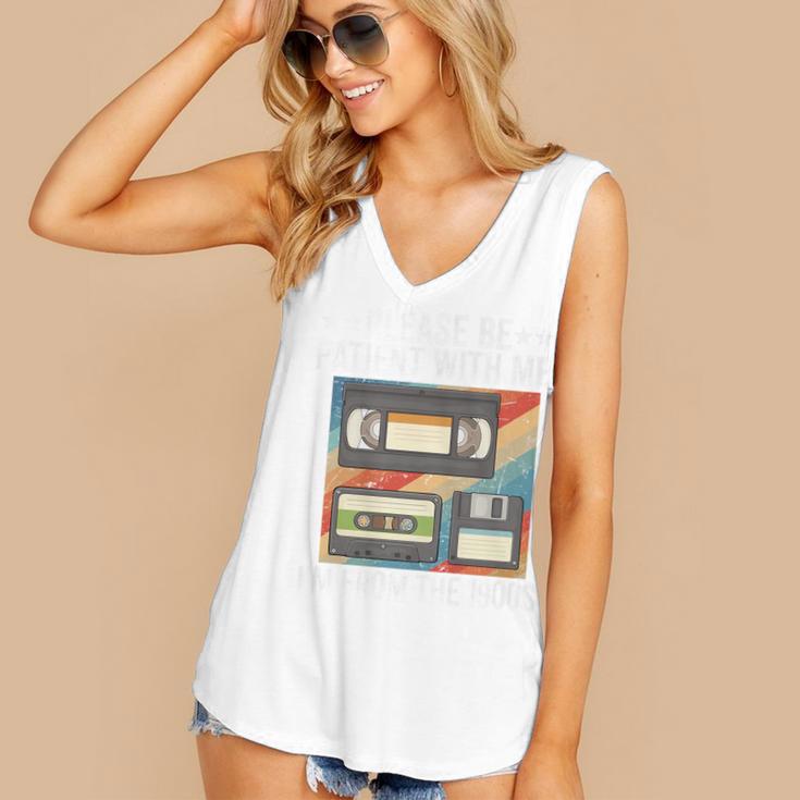Be Patient With Me I'm From The 1900s Premium Women's V-Neck Tank Top Be Patient With Me I'm From The 1900s Premium Women's V-Neck Tank Top