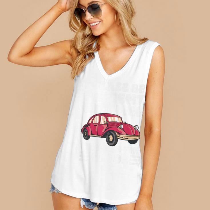 Be Patient With Me I'm From The 1900s Vintage Car Humor Premium Women's V-Neck Tank Top