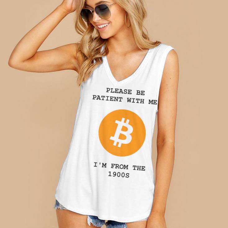 Please Be Patient With Me I'm From The 1900s Bitcoin Premium Women's V-Neck Tank Top Please Be Patient With Me I'm From The 1900s Bitcoin Premium Women's V-Neck Tank Top