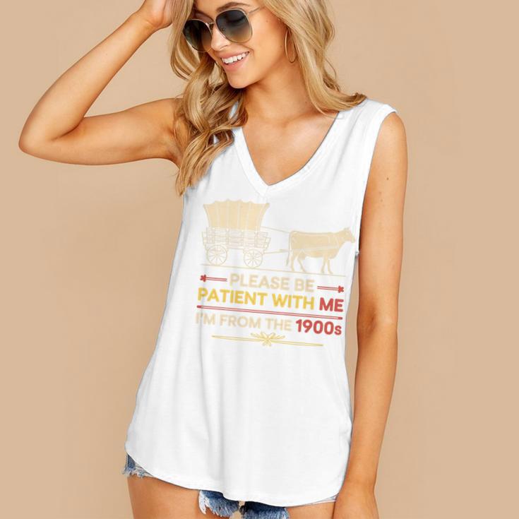 Please Be Patient With Me I'm From The 1900s Old Tee Premium Women's V-Neck Tank Top Please Be Patient With Me I'm From The 1900s Old Tee Premium Women's V-Neck Tank Top