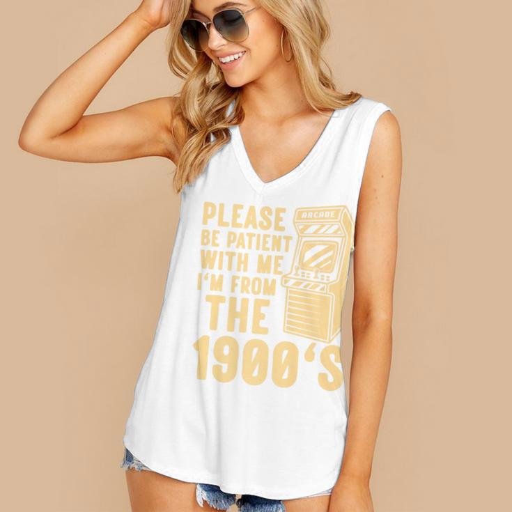 Please Be Patient With Me I'm From The 1900s Shirt Premium Women's V-Neck Tank Top