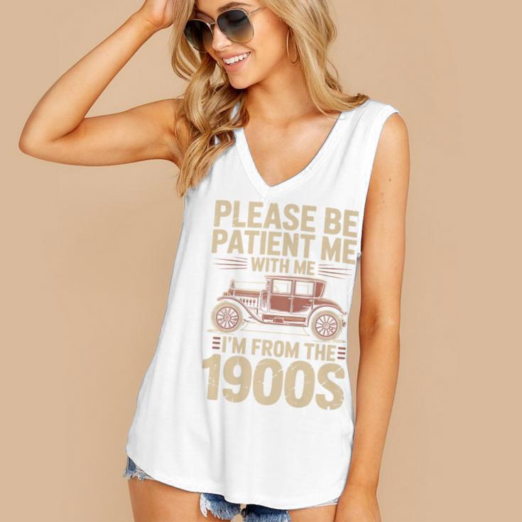 Please Be Patient With Me I'm From The 1900s Vintage Car Premium Women's V-Neck Tank Top Please Be Patient With Me I'm From The 1900s Vintage Car Premium Women's V-Neck Tank Top