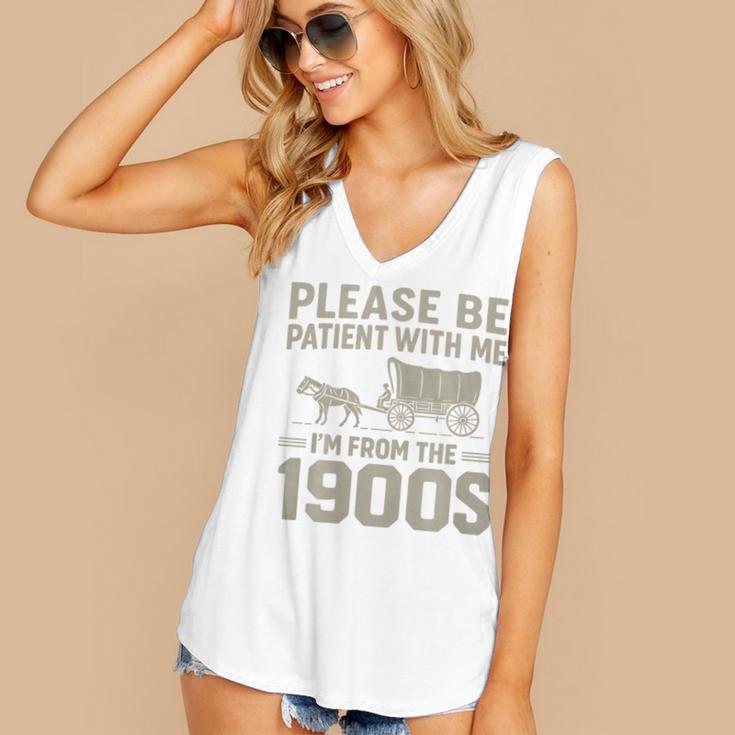 Please Be Patient I'm From The 1900s Vintage Over The Hill Premium Tri-Blend Women's V-Neck Tank Top Please Be Patient I'm From The 1900s Vintage Over The Hill Premium Tri-Blend Women's V-Neck Tank Top