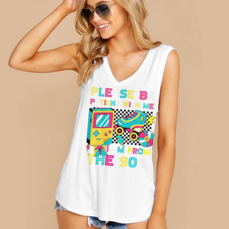 Please Be Patient With Me I'm From The 1900s Vintage 1900s Premium Women's V-Neck Tank Top Please Be Patient With Me I'm From The 1900s Vintage 1900s Premium Women's V-Neck Tank Top
