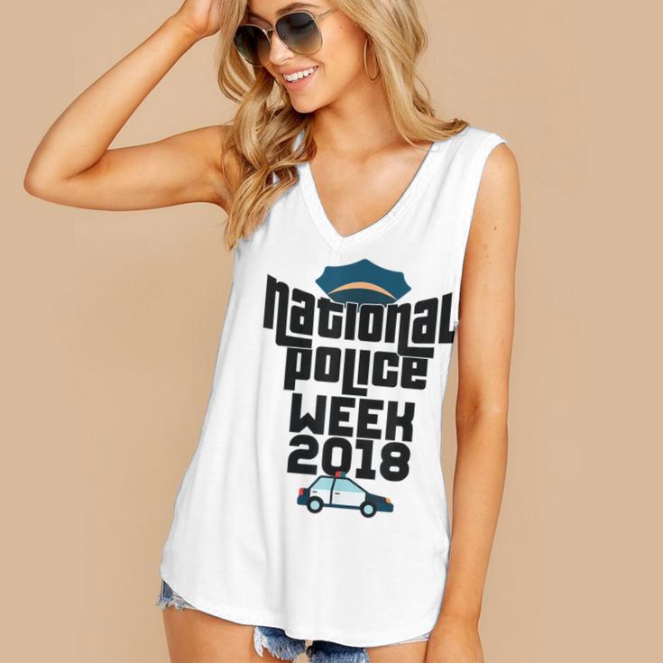 Police Officer National Week T-Shirt Graduation 2018 Women's V-Neck Tank Top