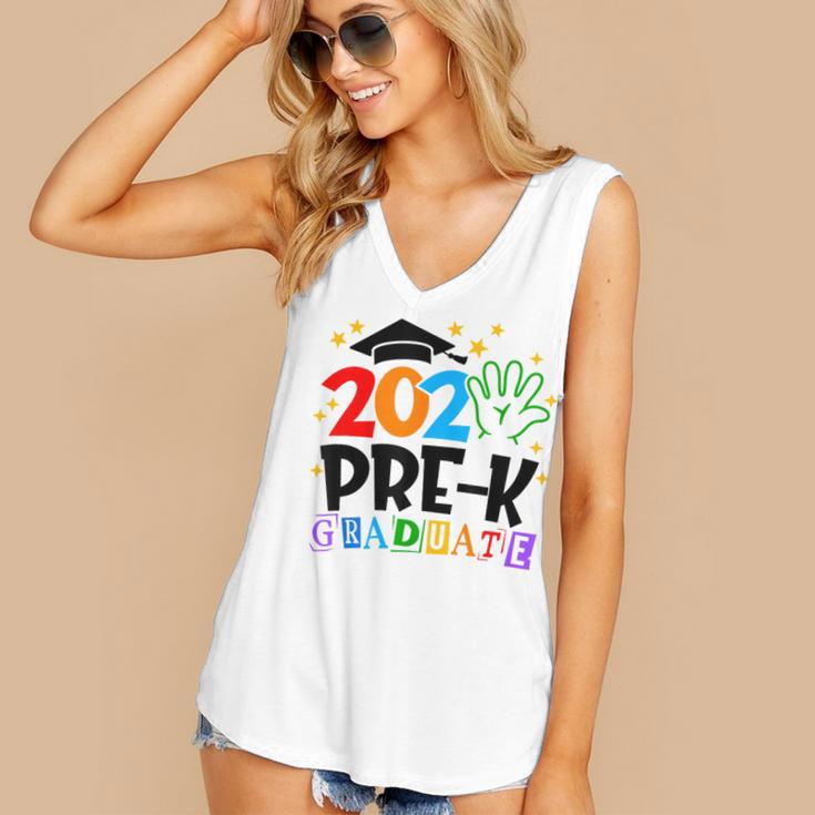 Pre-K Graduate 2025 Preschool Graduation Class Of 2025 Kids Women's V-Neck Tank Top