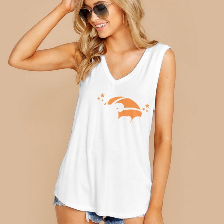 Proud Dad Of A 2025 Senior Basketball Graduation Women's V-Neck Tank Top