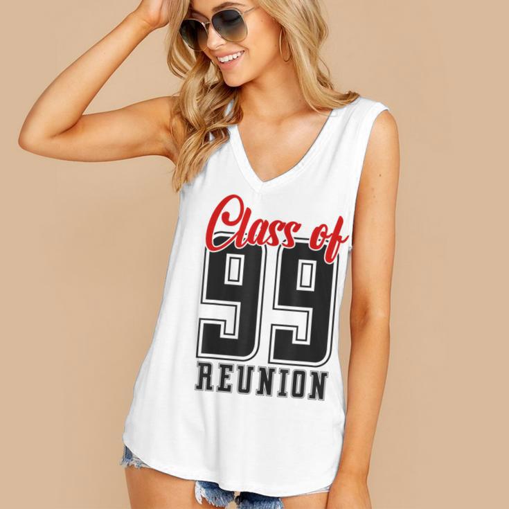 Reunion 1999 Matching Graduation High School Class Of 1999 Women's V-Neck Tank Top