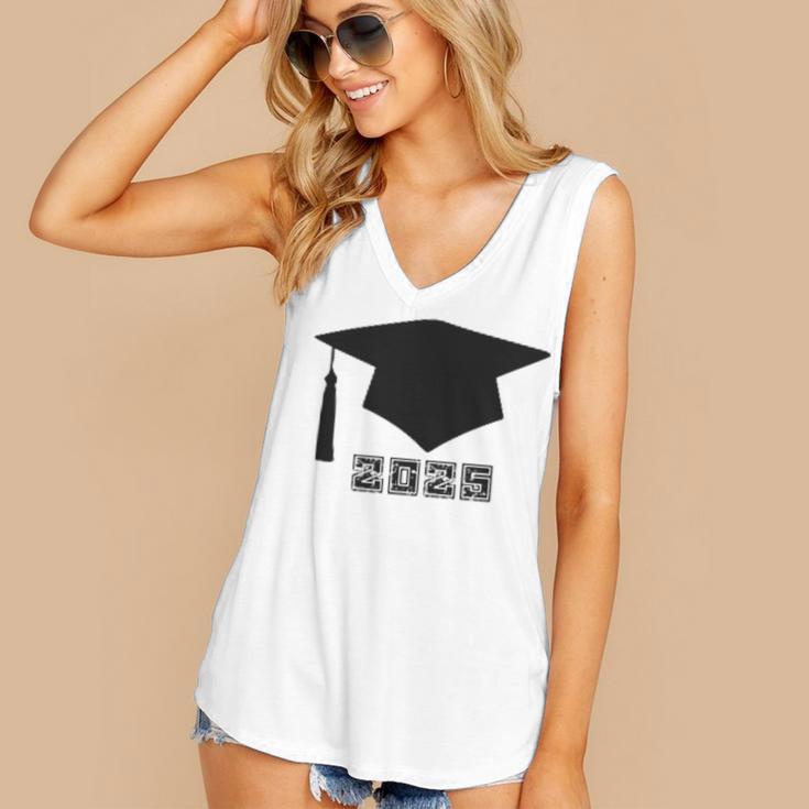 SENIOR 2025 Cute Graduation Class Of 2025 Graduate Women's V-Neck Tank Top