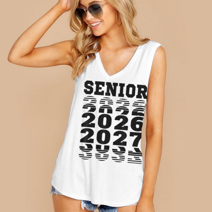 Senior 2026 2027 Class Of Graduation Women's V-Neck Tank Top