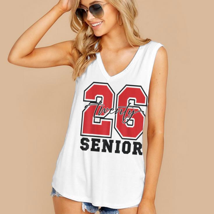 Senior 2026 Class Of 2026 School Graduation 2026 Merch Women's V-Neck Tank Top