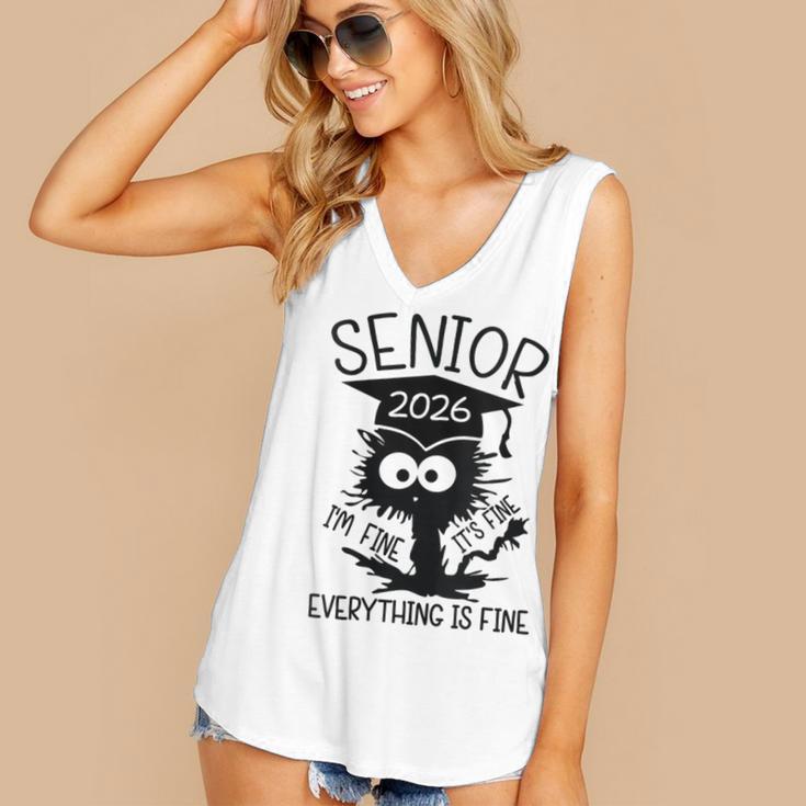 Senior 2026 High School College Graduation Year Class Of 26 Women's V-Neck Tank Top