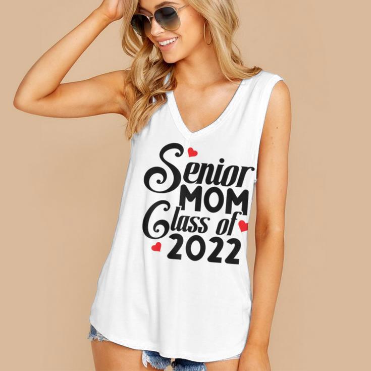 Senior Class Of 2022 School Graduation Mom Women's V-Neck Tank Top